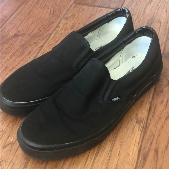 Vans Other - Black Slip On Vans 😎